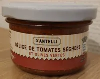 Délice de tomates séchées et olives vertes