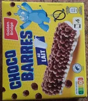 Choc barres au lait