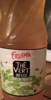 Thé vert infusé saveur menthe
