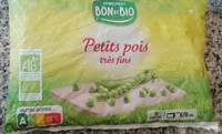 Petit pois trés fins