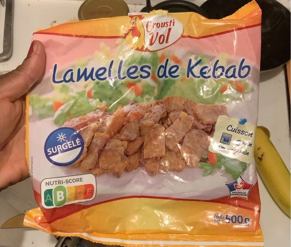 Lamelle de kebab