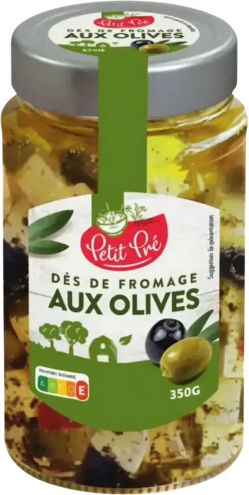 Dés de Fromage aux Olives