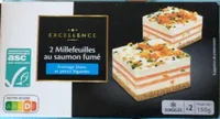 Millefeuilles au saumon fumé