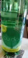 Eau minérale pétillante  saveur citron