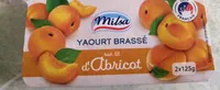 Yaourt brassé sur lit d'abricot