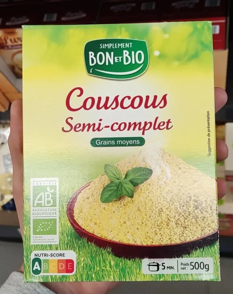 Couscous semi-complet