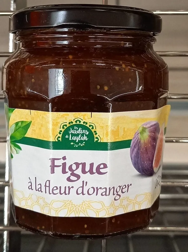 Confiture figue à la fleur d'oranger