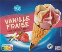 Vanille fraises sauce aux fruits rouges