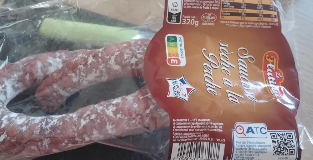 Saucisse sèche a la perche