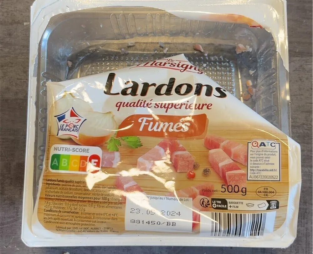 Lardon fumes