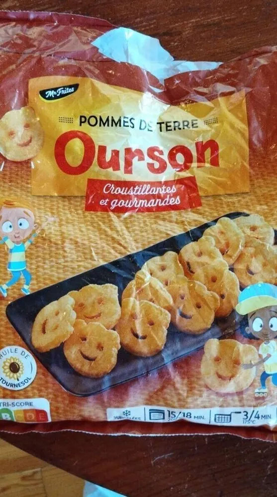 Pommes de terre Ourson