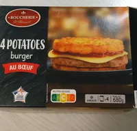 4 Potatoes burger au bœuf
