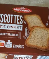 Biscottes Mannapain blé complet
