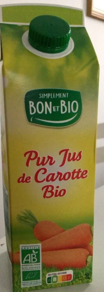 Jus de carotte bio