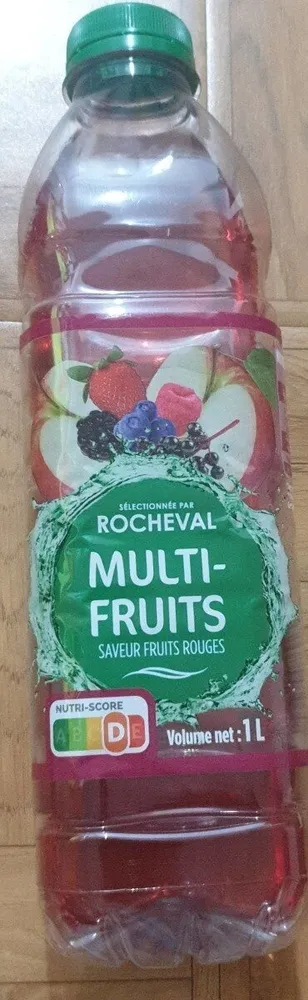 Eau multi fruit saveur fruits rouges