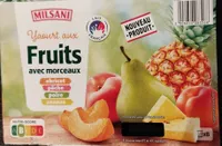 Yaourts aux fruits