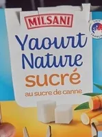 Yaourt nature sucré au sucre de canne