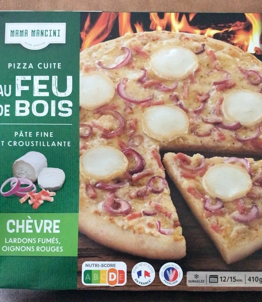 Pizza feu de bois chevre