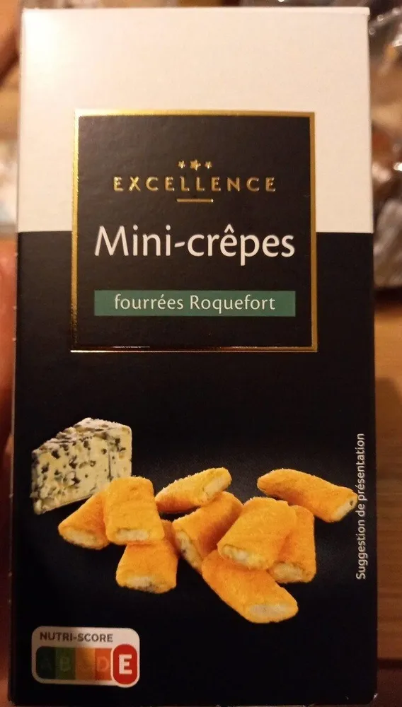 Mini-crêpes fourrées Roquefort