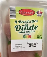 Brochettes de dinde