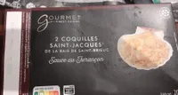 2 coquilles saint-jacques