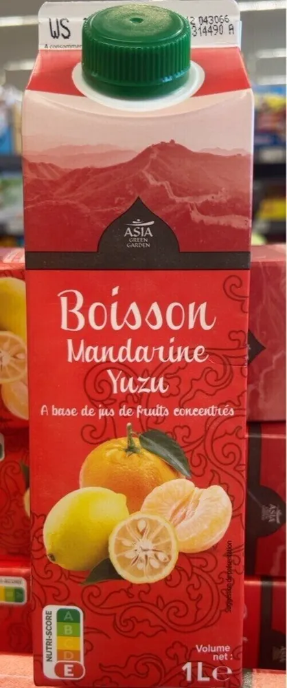 Boisson mandarine yuzu