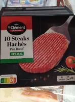 10 steaks hachés pur boeuf 20% MG