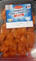 Émincés de filet de poulet marinés