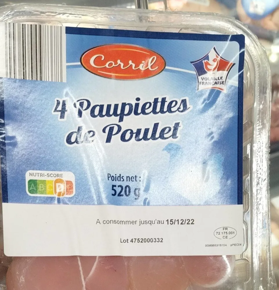 4 Paupiettes de poulet