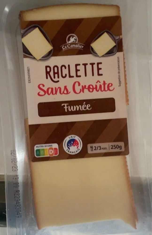 Raclette sans croûte fumée