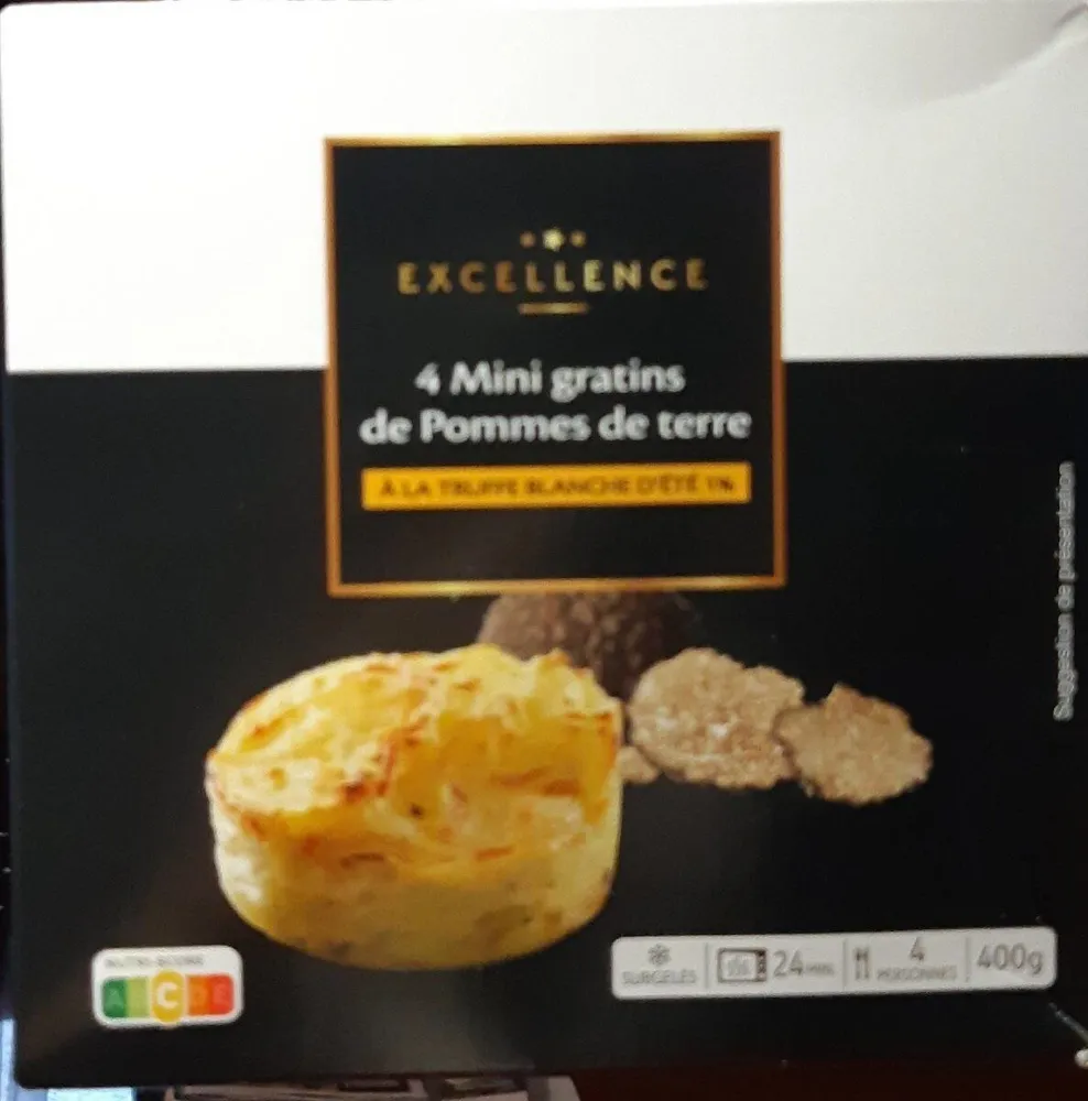 4 mini gratins de Pommes de terre à la truffe blanche d'été 1%
