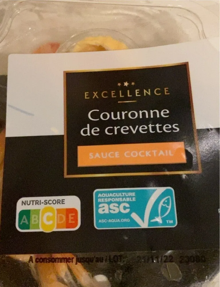 Couronne de crevettes