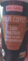Latte macchiato saveur caramel