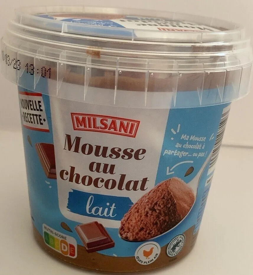 mousse au chocolat lait