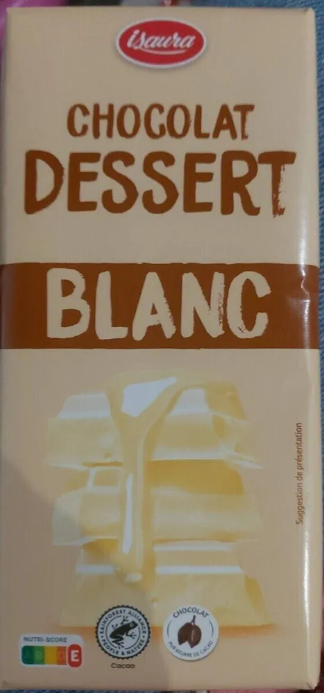 Chocolat dessert blanc