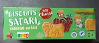 Biscuits safari chocolat au lait