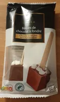 Bâtons de chocolat à fondre