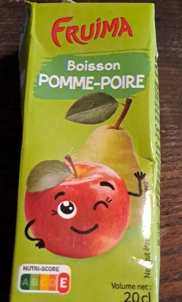 Boisson poire-pomme