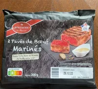 2 pavés de bœuf marinés