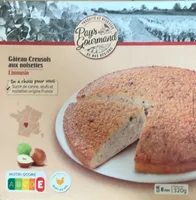 Gâteau Creusois aux noisettes