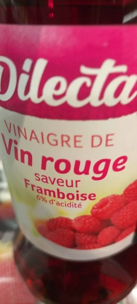 Vinaigre de vin rouge saveur framboise