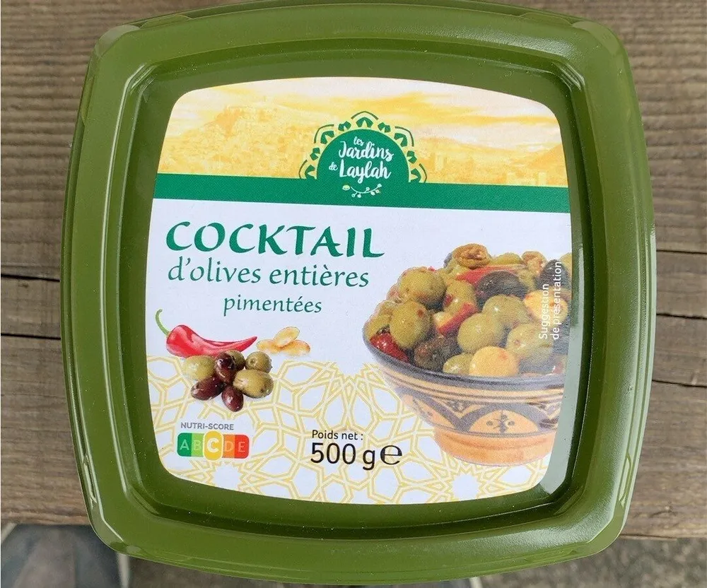 Cocktail d’olives entières pimentées