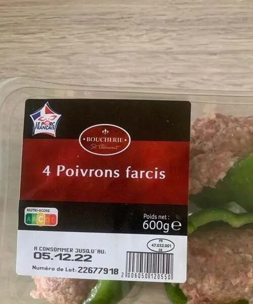 Poivrons farcis