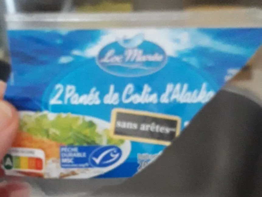 Pané de colin d'alaska