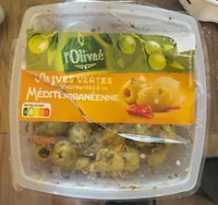 Olives vertes à la Méditerranéenne
