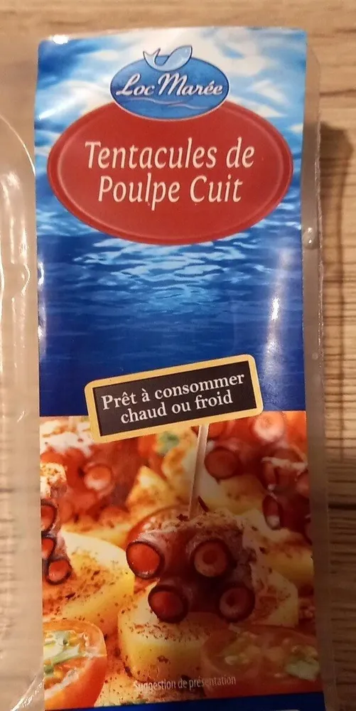 Tentacules de poulpe cuit