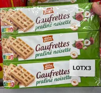 Gaufrettes praliné noisette