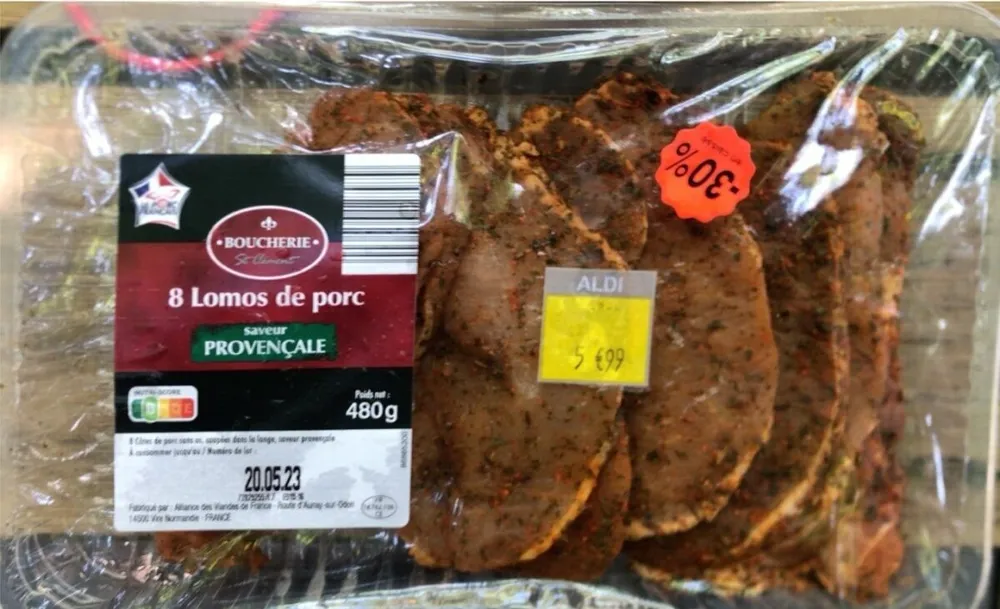 8 Lomos de porc saveur provençale