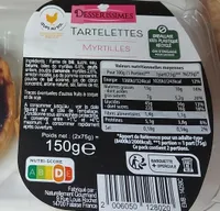 Tartelettes myrtilles