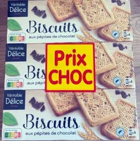 Biscuits pépites chocolat